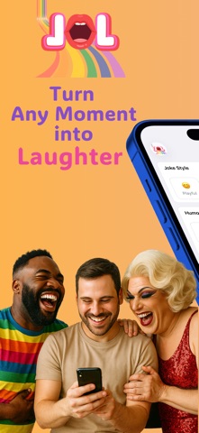 GayLOL: Gay Jokes AI iPhone screenshot