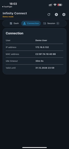 Infinity Fleet Connect screenshot