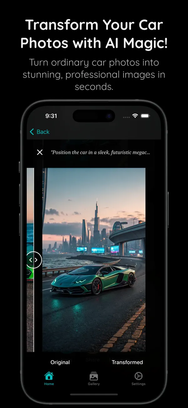 Screenshot #1 pour Automagic: AI Car Photoshoots