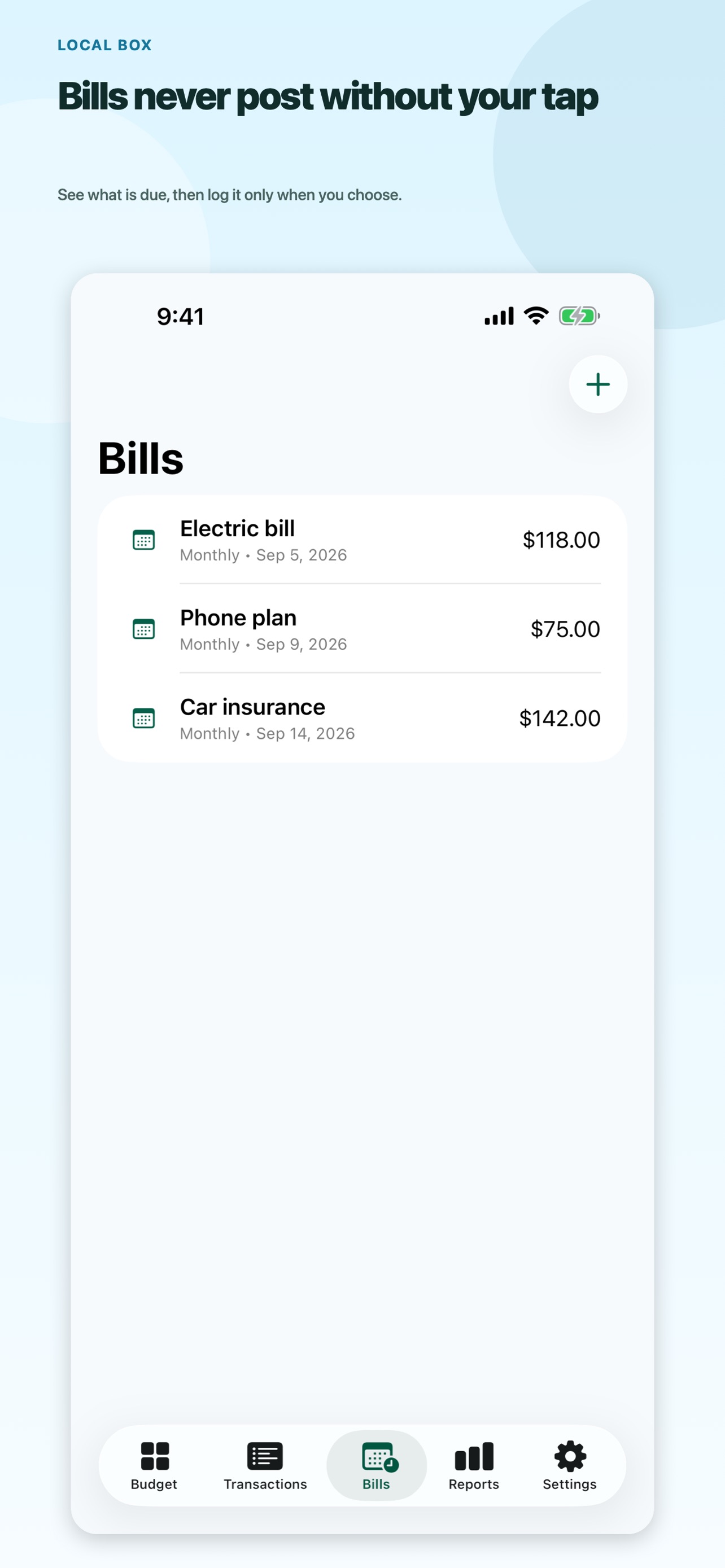 Screenshot 3 of Local Budget Box