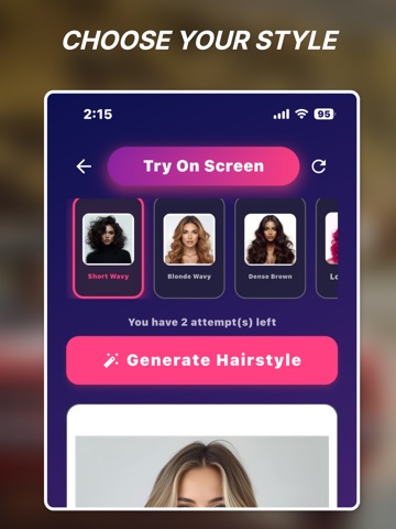 HairCanvas: AI Hairstyle TryOn iPad screenshot