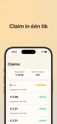 Treinmaat: Geld bij vertraging iPhone screenshot 3