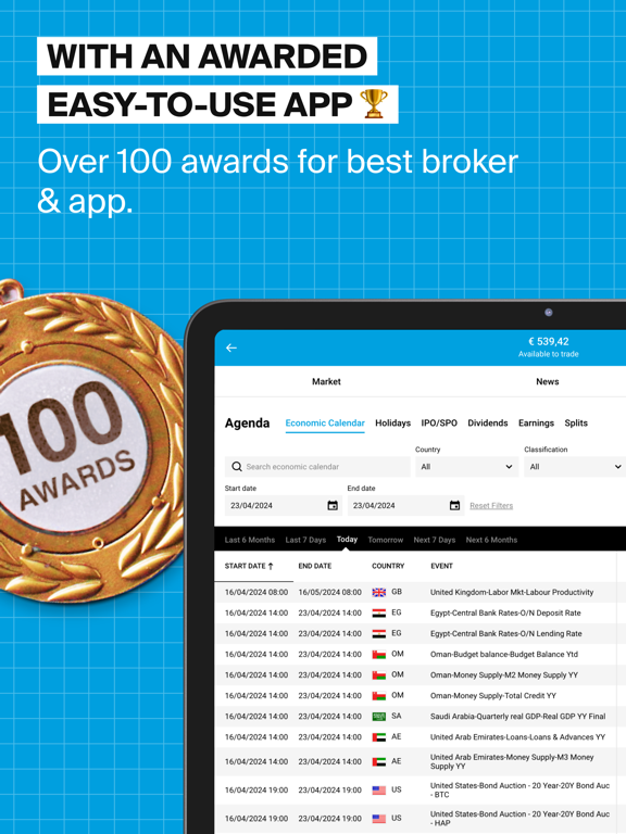DEGIRO - Online Trading App iPad screenshot 3 - Finance app