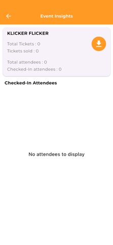 Klicket - Check In screenshot