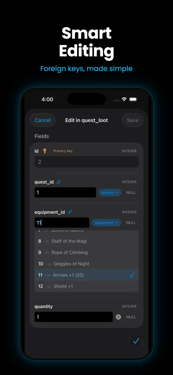 #1. Tablewright: PostgreSQL Editor (iOS) 来自: ROBERT BARRETT LAUNIUS
