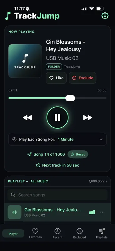 TrackJump screenshot 1 of 4