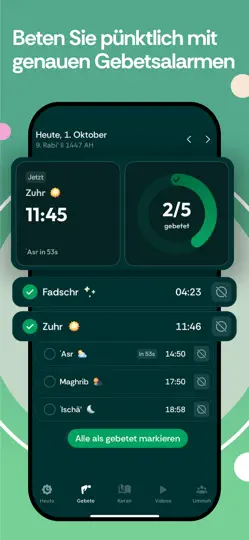 Screenshot von Muslim Pro: Quran & Athan auf dem iPhone 1