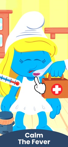 Smurfs Doctor Hospital Games iPhone screenshot