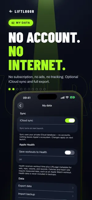 LiftLoggr screenshot 2