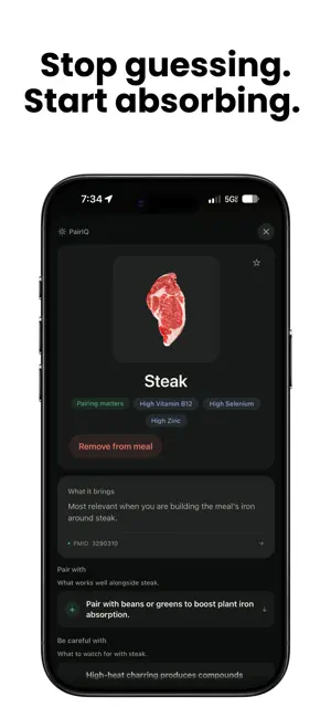 PairIQ: Nutrient Absorption screenshot 2