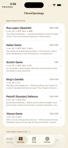 Chess Openings Coach Screenshot 5 of 6