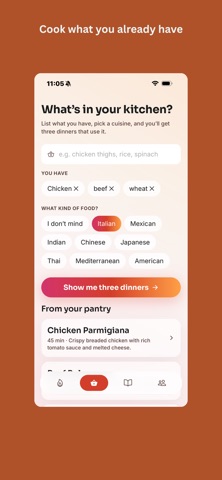 CookRight: AI Sous Chef iPhone screenshot