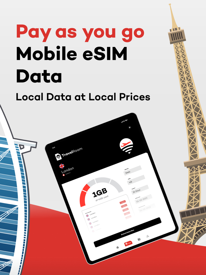 Travel Roam eSIM Data Plans