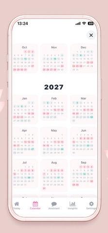 MORA: AI Period Tracker iPhone screenshot