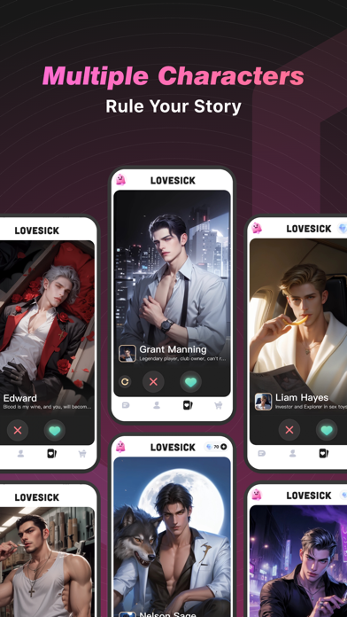 Lovesick – AI Chats & Stories Screenshot