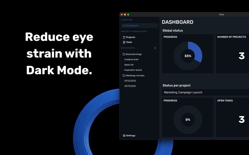Ease - Productivity app screenshot