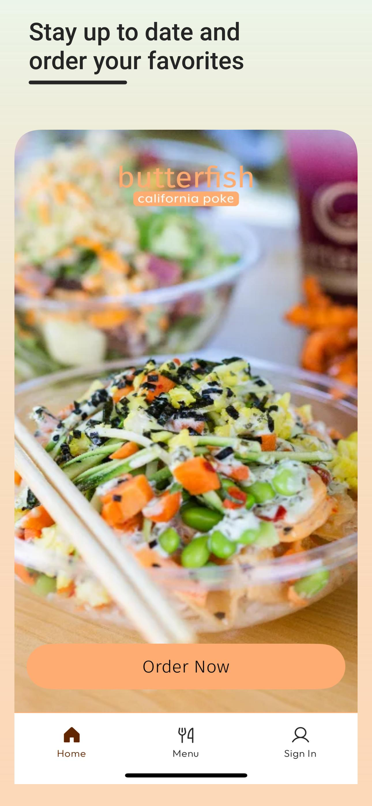 Butterfish Poke