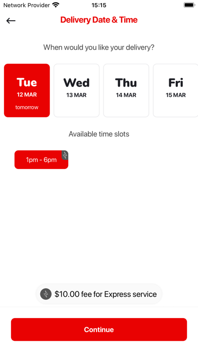 Metro Wash Laundry Delivery Screenshot