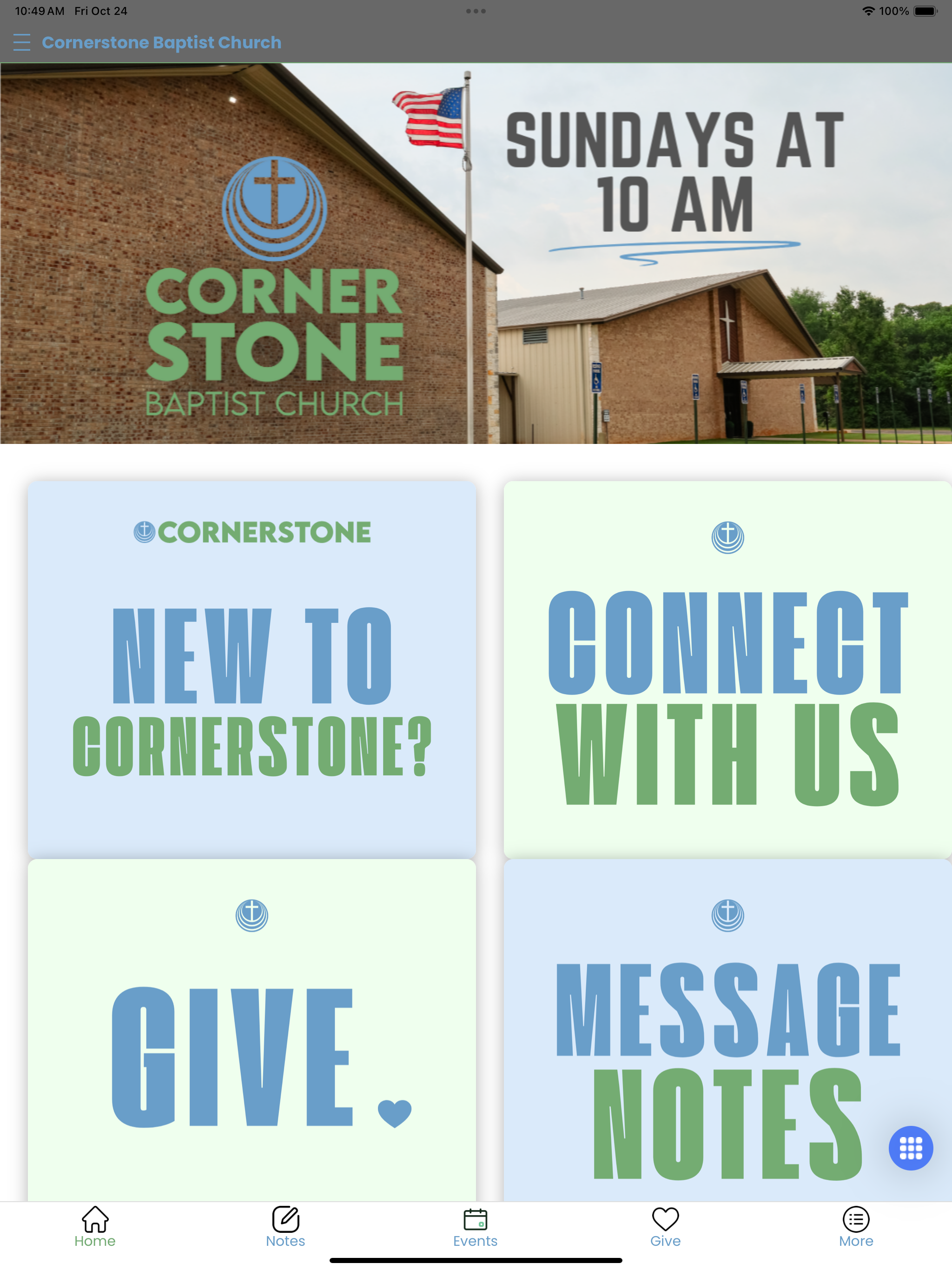 Cornerstone Baptist screenshot 3