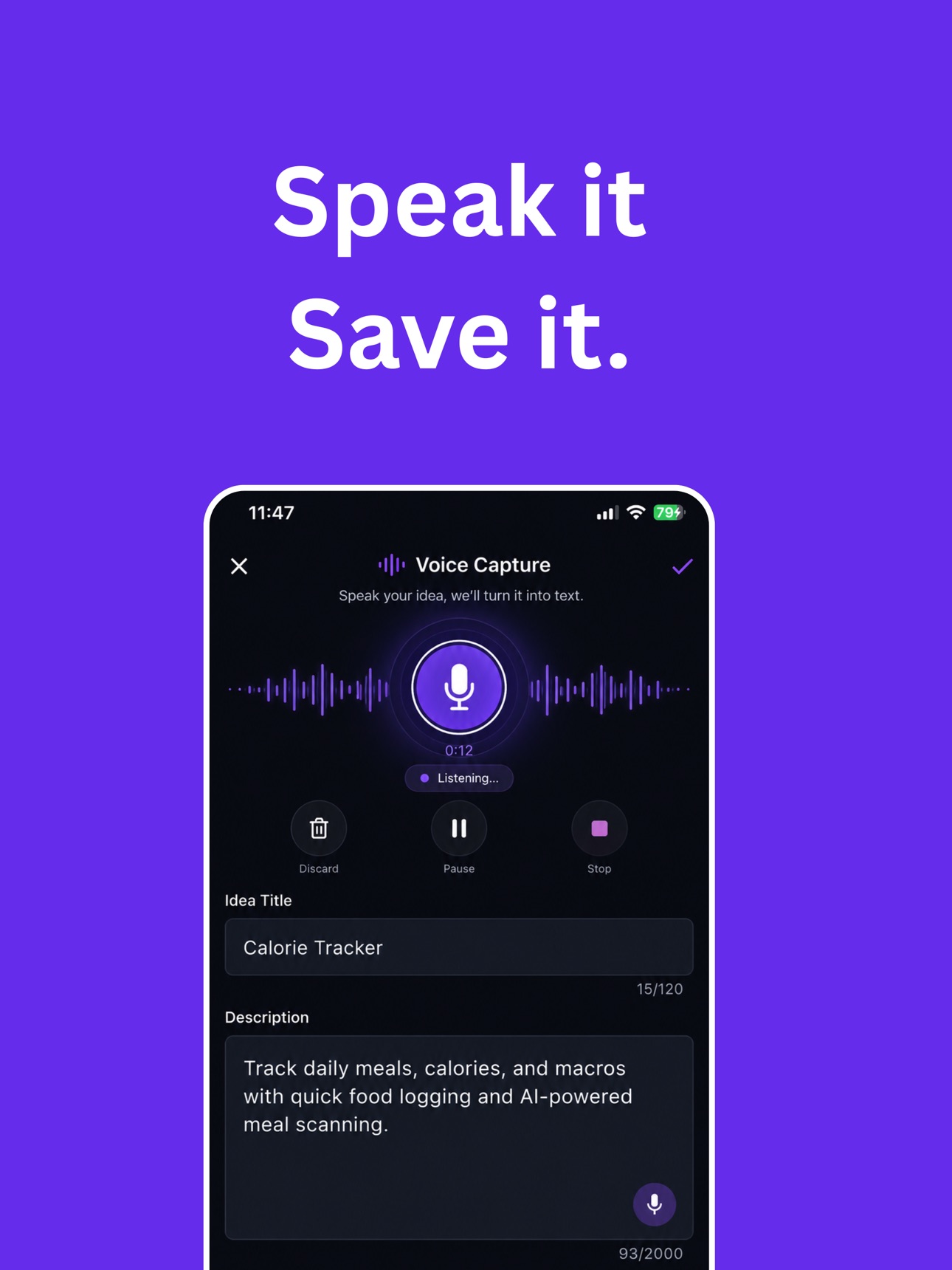 Screenshot 10 of Ideary: Voice & Text Idea Note