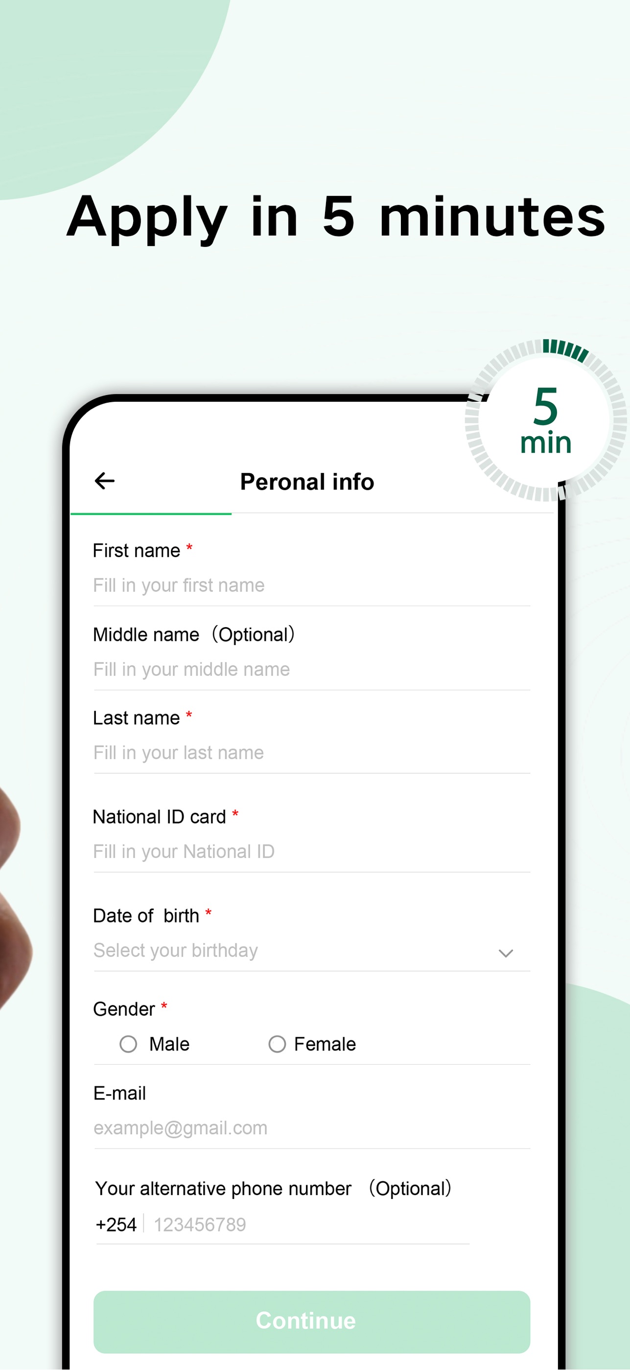 Screenshot 2 of Dotcash - Loan app