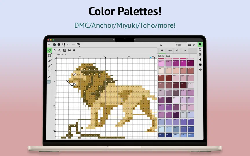 Capture d'écran de StitchSketchEx sur iPhone 2