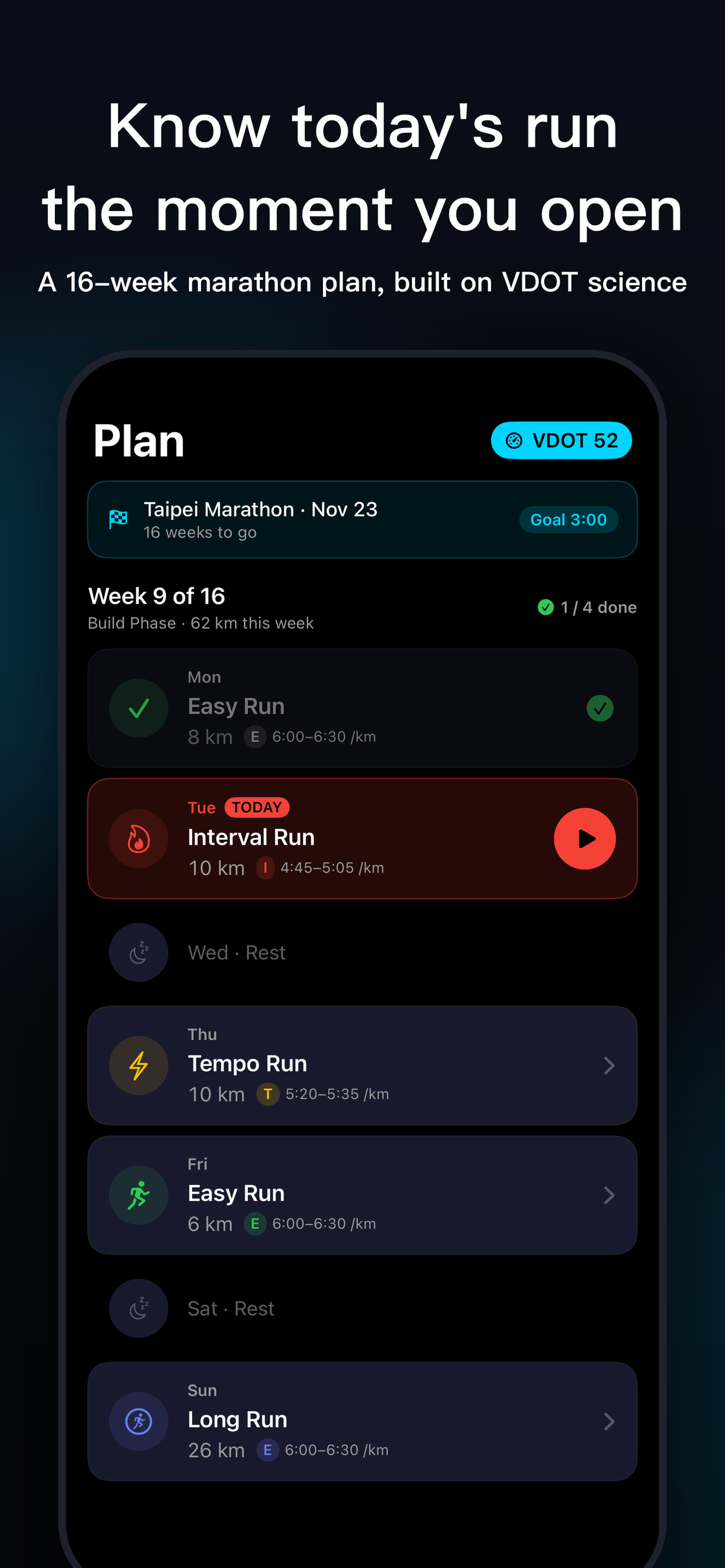 RunCraft — Run Training Plan screenshot 4
