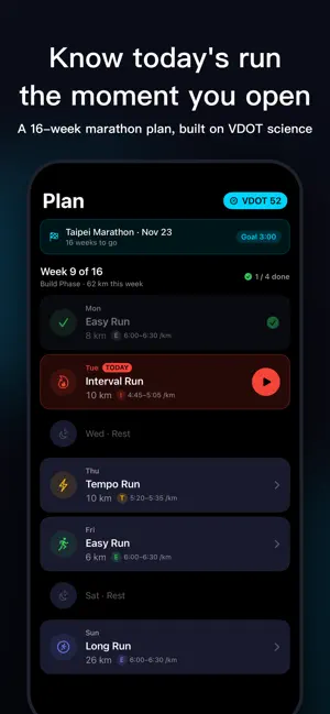 RunCraft — Run Training Plan screenshot 4