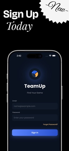 TeamUp - Find Your Game Screenshot 3 of 4