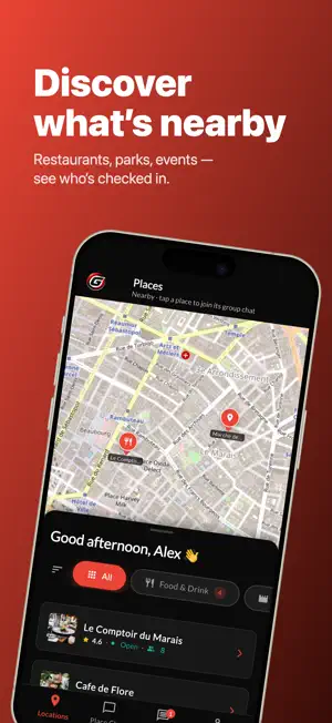 Groom – Live social places screenshot 1