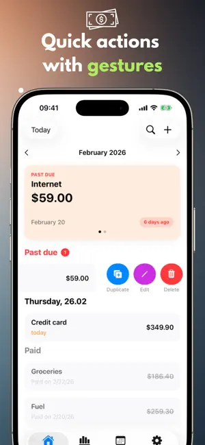 Payment Calendar: Bill Tracker screenshot 4