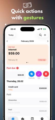 Payment Calendar: Bill Tracker Screenshot 4 of 6
