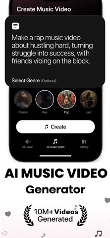 AI Music Video Maker - Rap AI screenshot