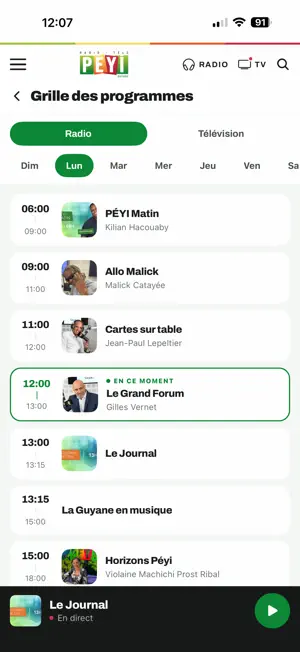 Radio Télé Peyi Guyane screenshot 3