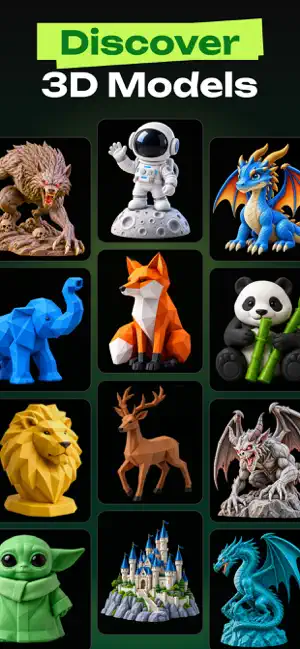 AI 3D Printables : 3D Print screenshot 1