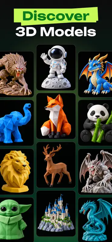 KI 3D-Druck: Modelle & Mehr screenshot 1 of 7