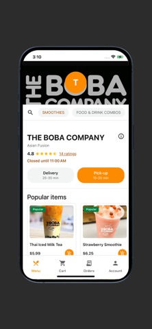The Boba Company iPhone screenshot