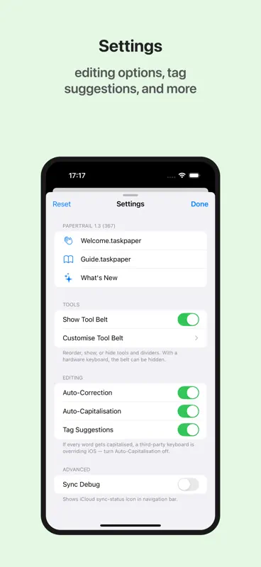 PaperTrail: TaskPaper Client screenshot 6 of 10