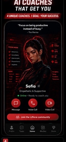 Liftora: AI Life Coach Screenshot 2 of 7
