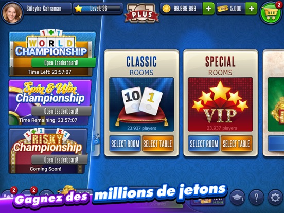 101 YüzBir Okey Plus iPad app afbeelding 6