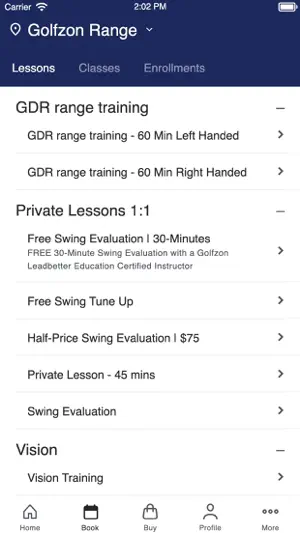 Golfzon Range screenshot 2