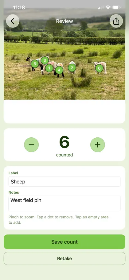 Screenshot 5 von 6 zu Herdcount