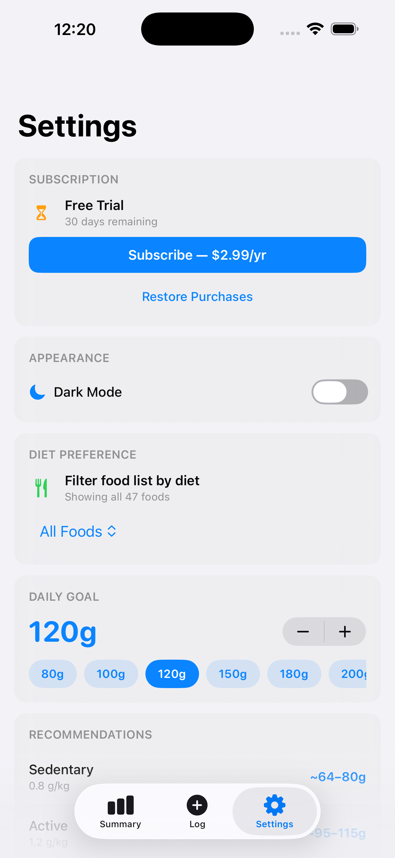 SNE Protein Tracker™