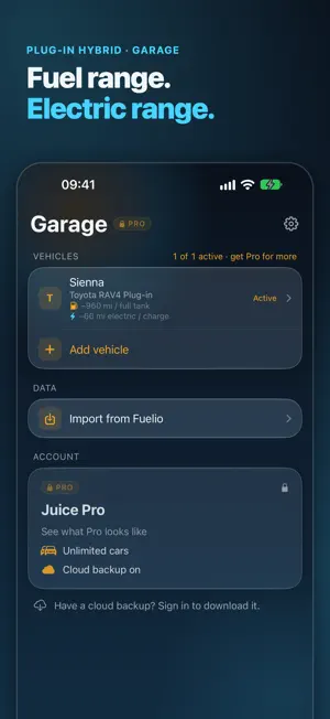 Juice: Fuel & EV Charge Log screenshot 3
