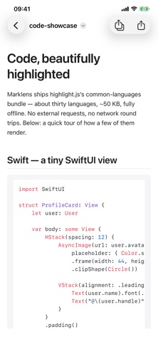 Marklens: Markdown Reader screenshot