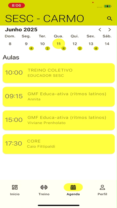Treino GMF Sesc Screenshot