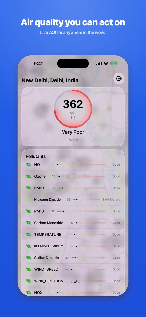 Screenshot #1 pour Smog Report