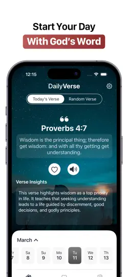 Capture d'écran de Daily Bible Verse & Journal sur iPhone 1