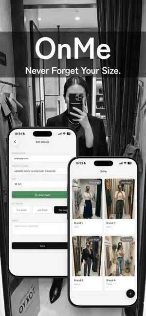 OnMe - Fitting Record screenshot 1
