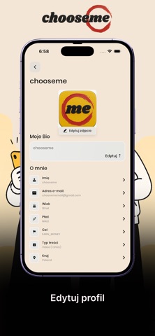 chooseme.pl iPhone screenshot 2
